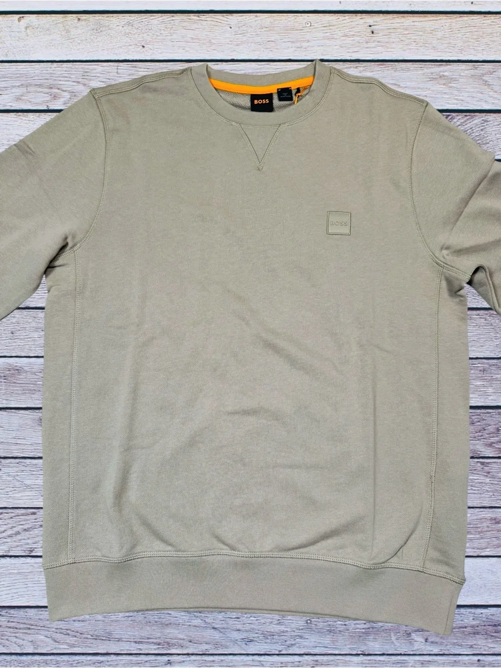 NWT New Hugo Boss Sweater Westart Taupe Made In Portugal Size M